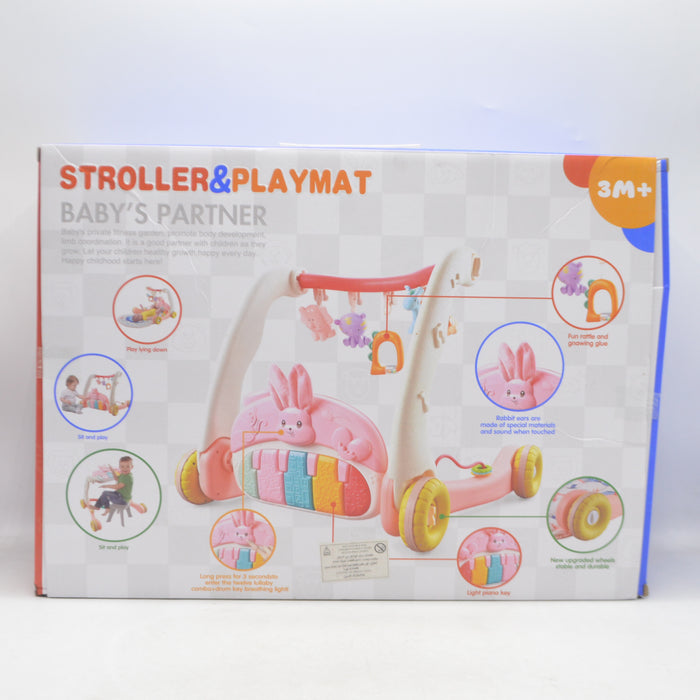 Babys Partner Stroller & Playmat With Light & Music