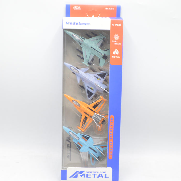 Metal Flying Airplane pack of 4