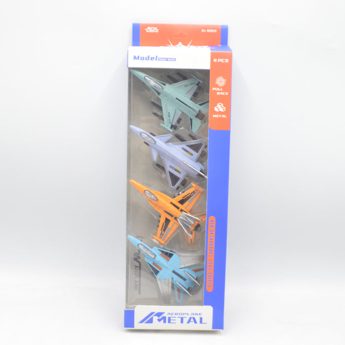 Metal Flying Airplane pack of 4