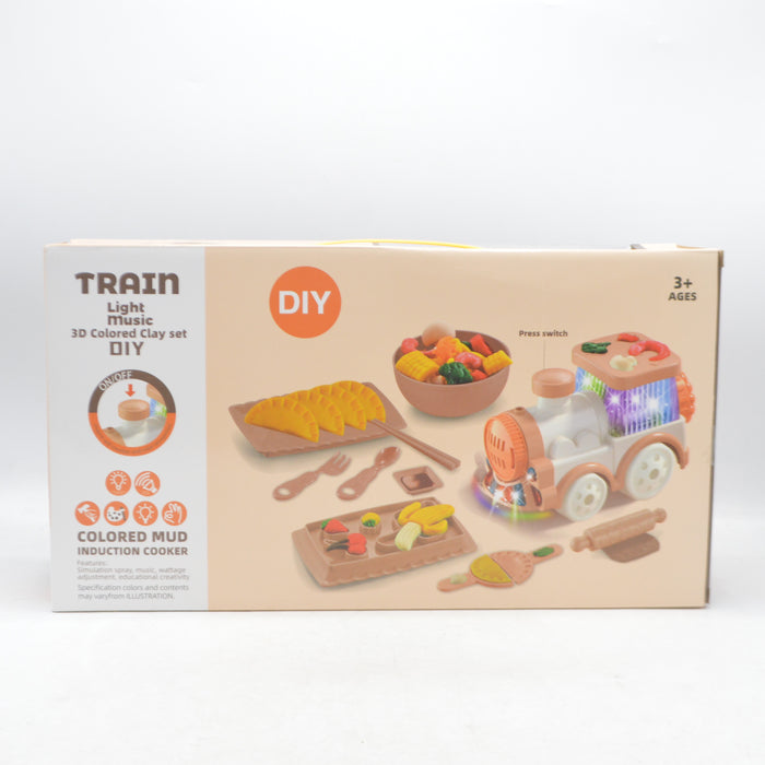 Train Clay Set with  Light & Sound