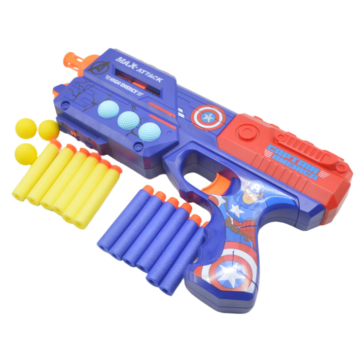 Captain America Soft Bullet Shoot Gun