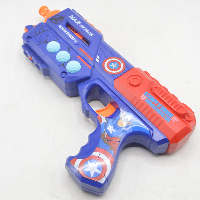 Captain America Soft Bullet Shoot Gun