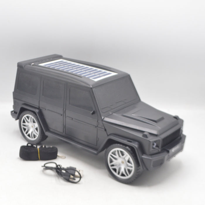 Musical Solar Jeep Speaker with Light