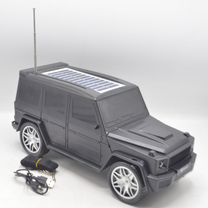 Musical Solar Jeep Speaker with Light