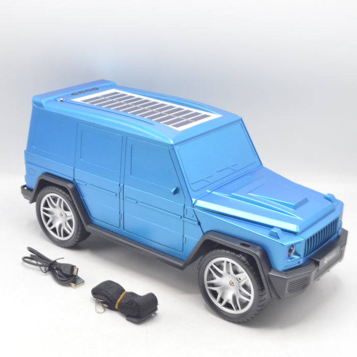 Musical Solar Jeep Speaker with Light