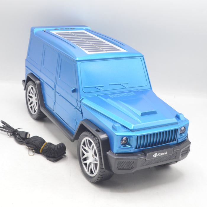 Musical Solar Jeep Speaker with Light