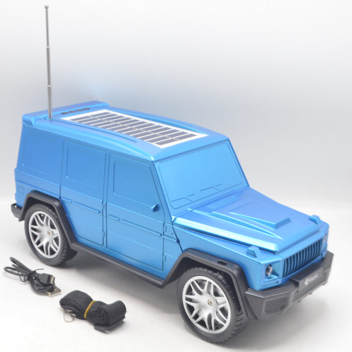 Musical Solar Jeep Speaker with Light