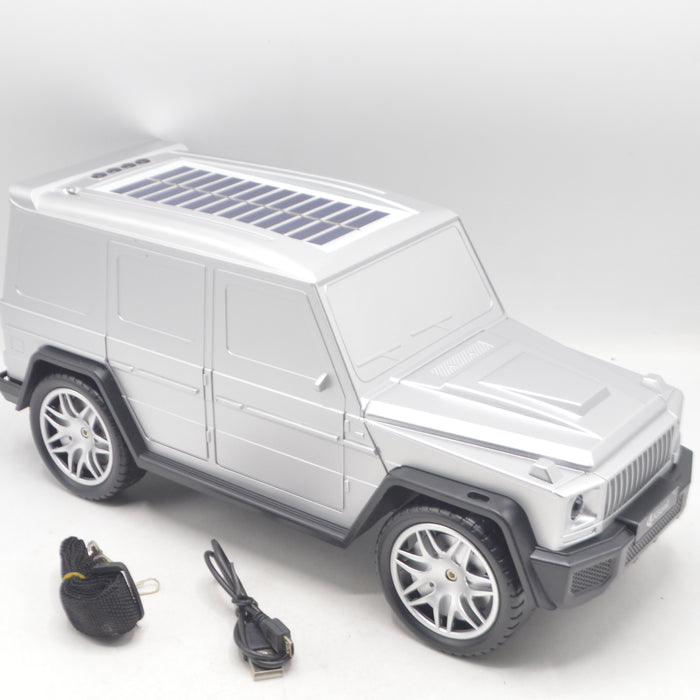 Musical Solar Jeep Speaker with Light