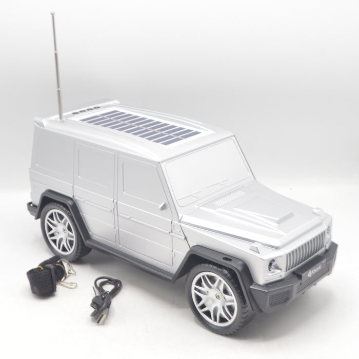 Musical Solar Jeep Speaker with Light