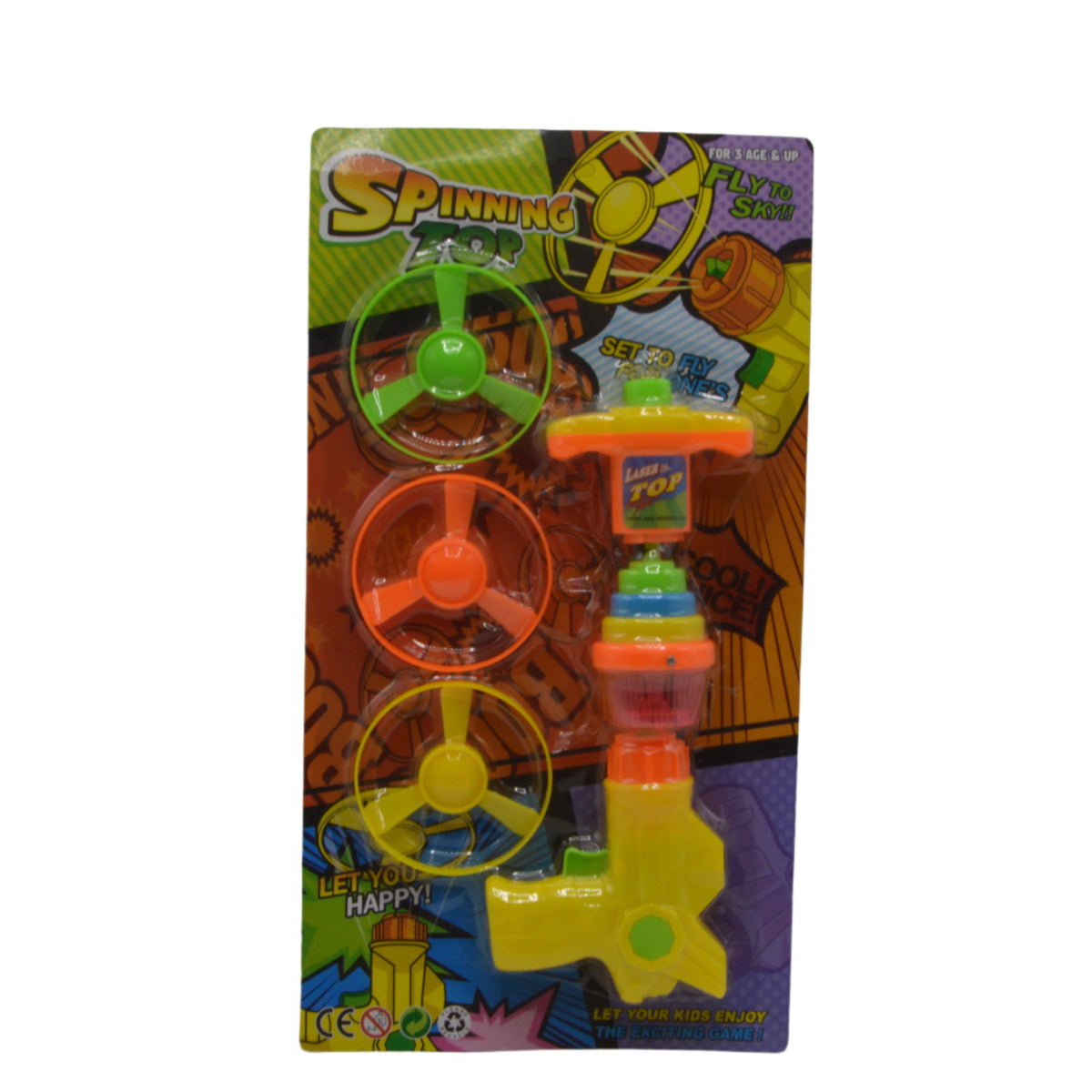Buy 2 in 1 Spinning Launcher Play Set Online in Pakistan — Khanaan.pk