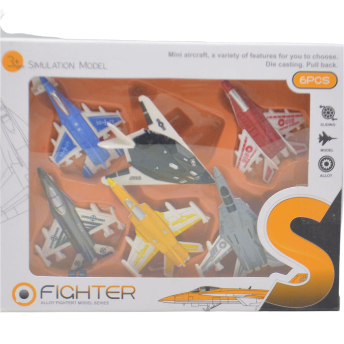 Fighter Plane Model Series Pack of 6