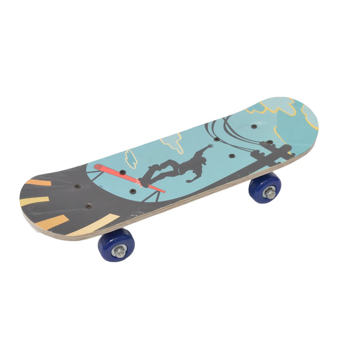 4 Wheels Wooden Skateboard