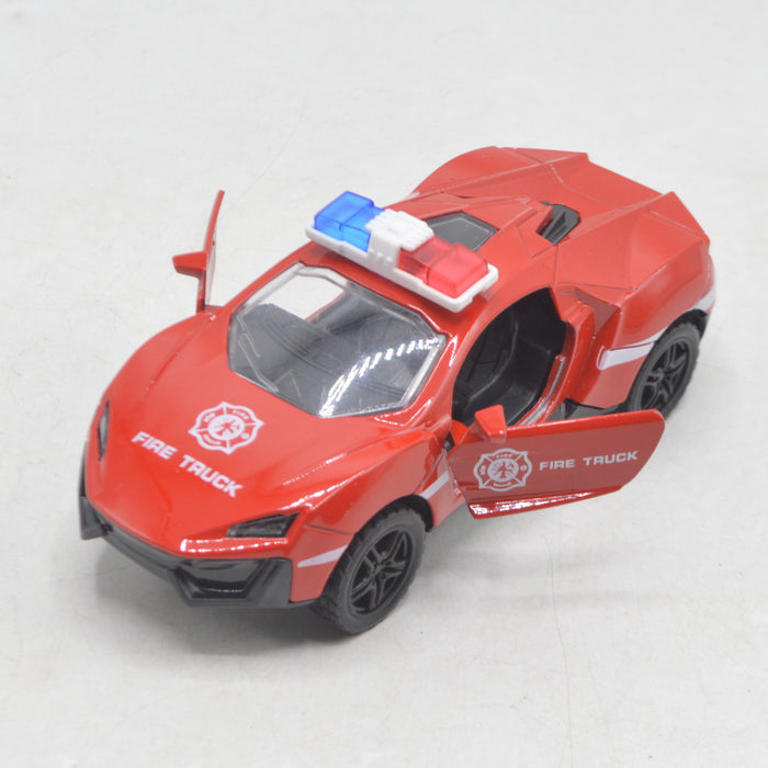 Diecast Police Car With Light & Sound