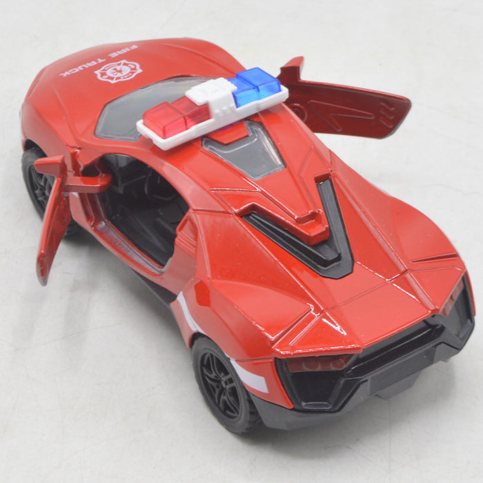 Diecast Police Car With Light & Sound