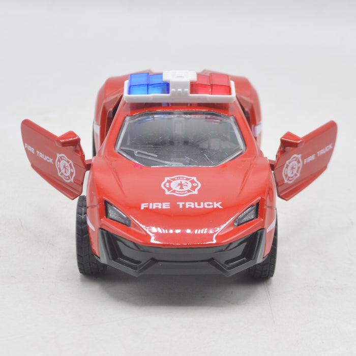 Diecast Police Car With Light & Sound