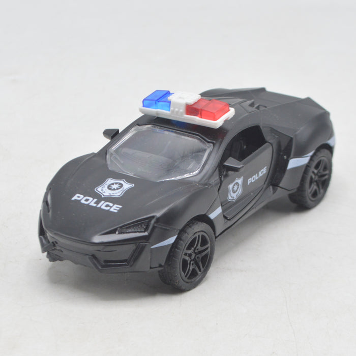 Diecast Police Car With Light & Sound