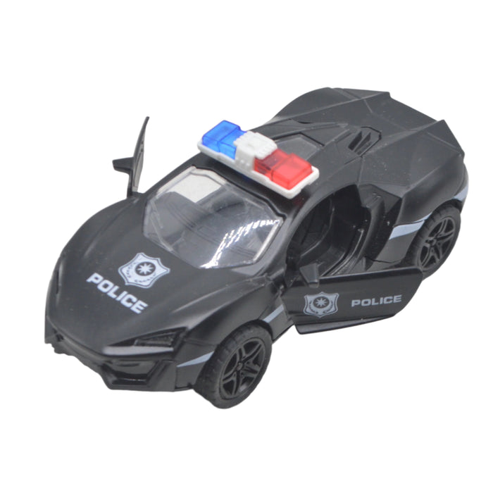 Diecast Police Car With Light & Sound