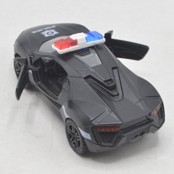 Diecast Police Car With Light & Sound