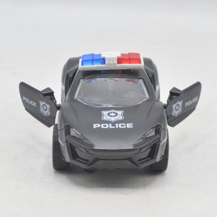 Diecast Police Car With Light & Sound