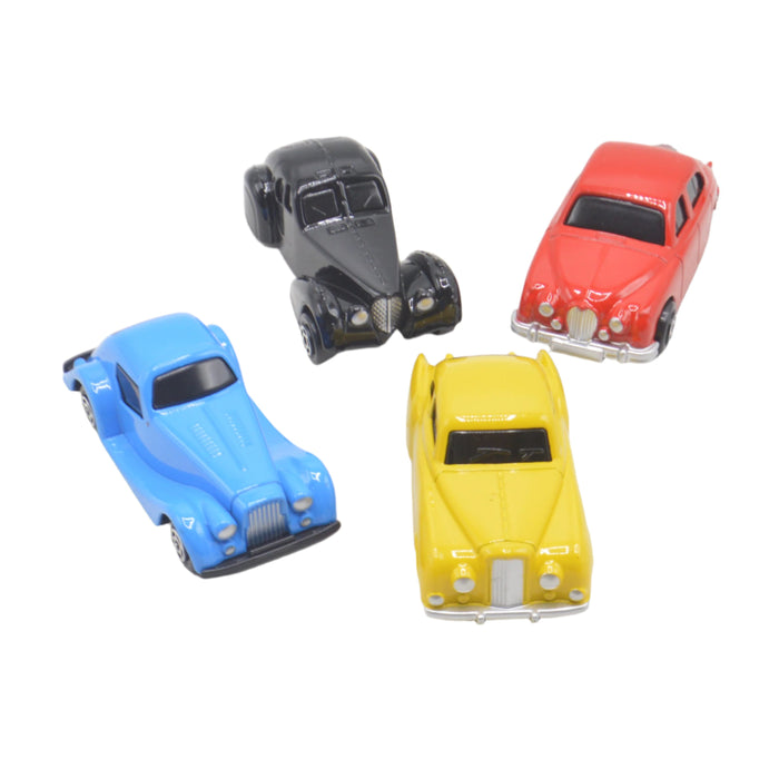 Metal Body Racing Car Pack of 4