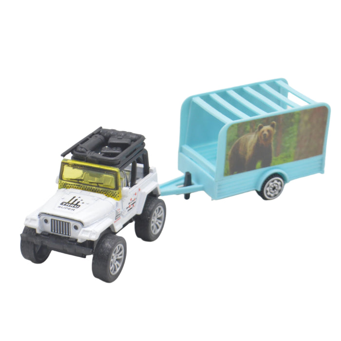 Diecast Metal Body Truck & Trailer