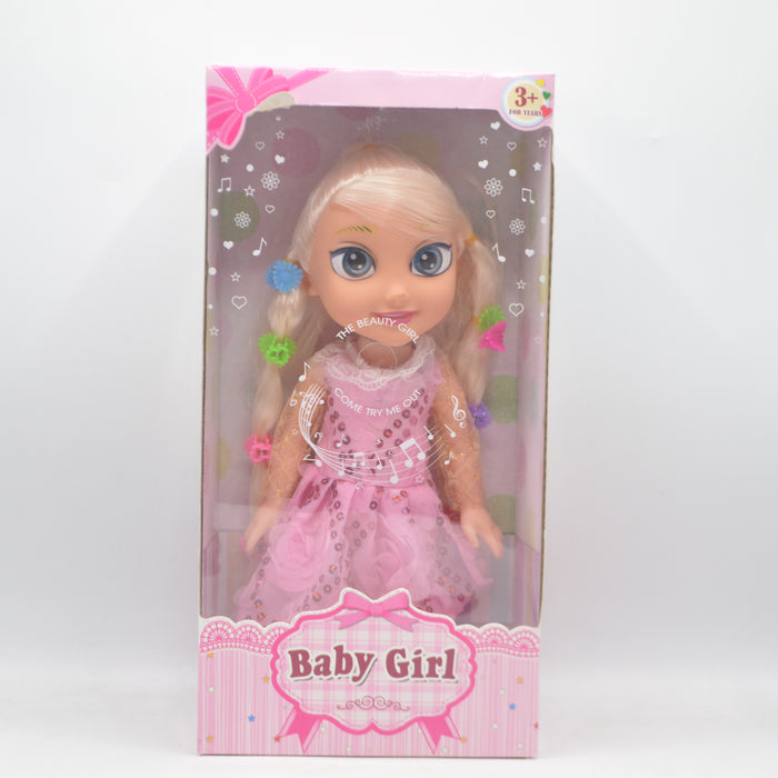 Musical Baby Girl Doll