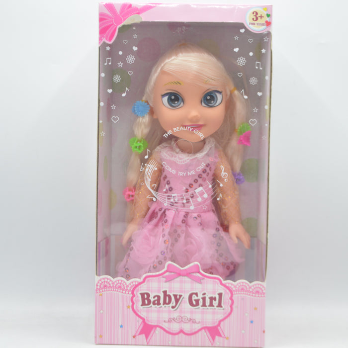 Musical Baby Girl Doll