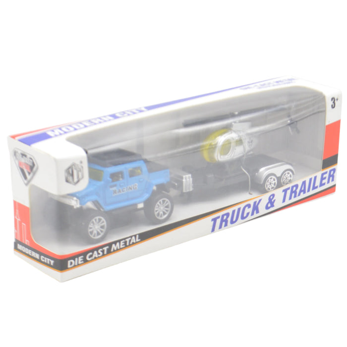 Diecast Metal Body Truck & Trailer