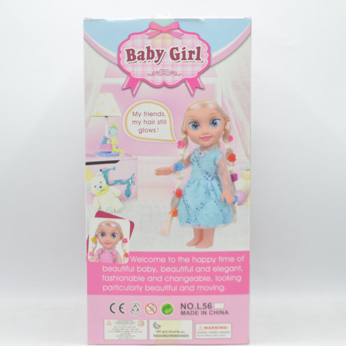 Musical Baby Girl Doll