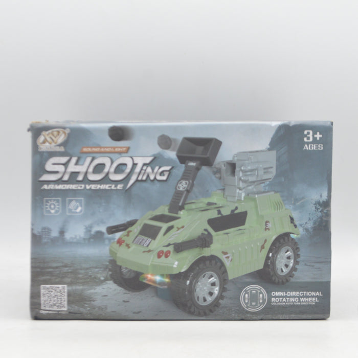 Armored Shooting Vehicle with Light & Sound