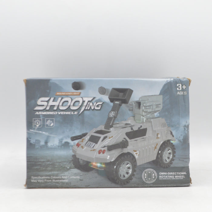 Armored Shooting Vehicle with Light & Sound