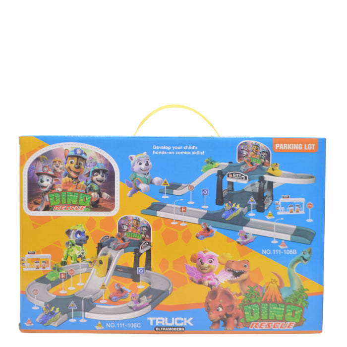 Dino Rescue Paw Patrol  Parking Lot