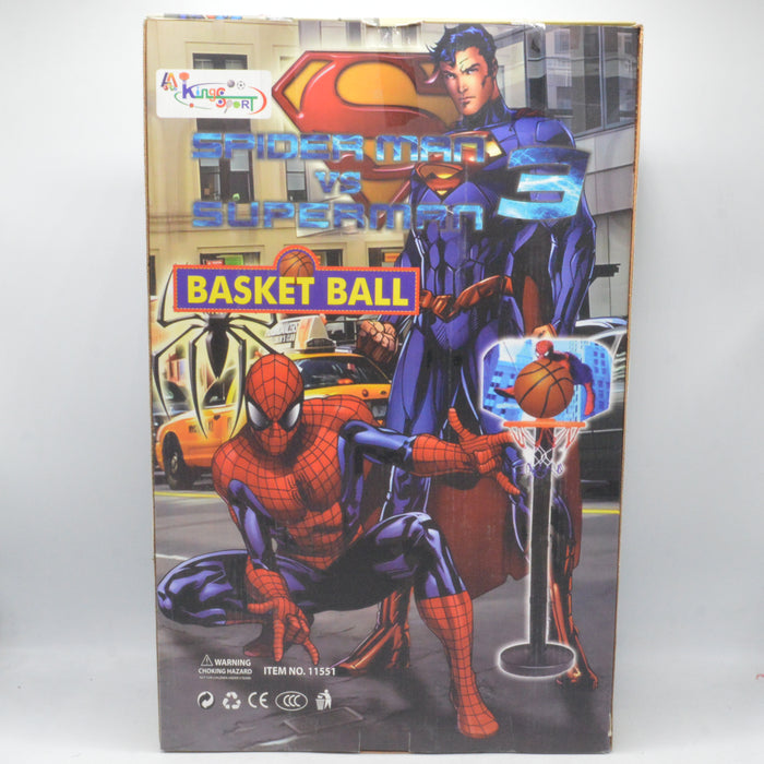 Spiderman v/s Superman Basket Ball Stand