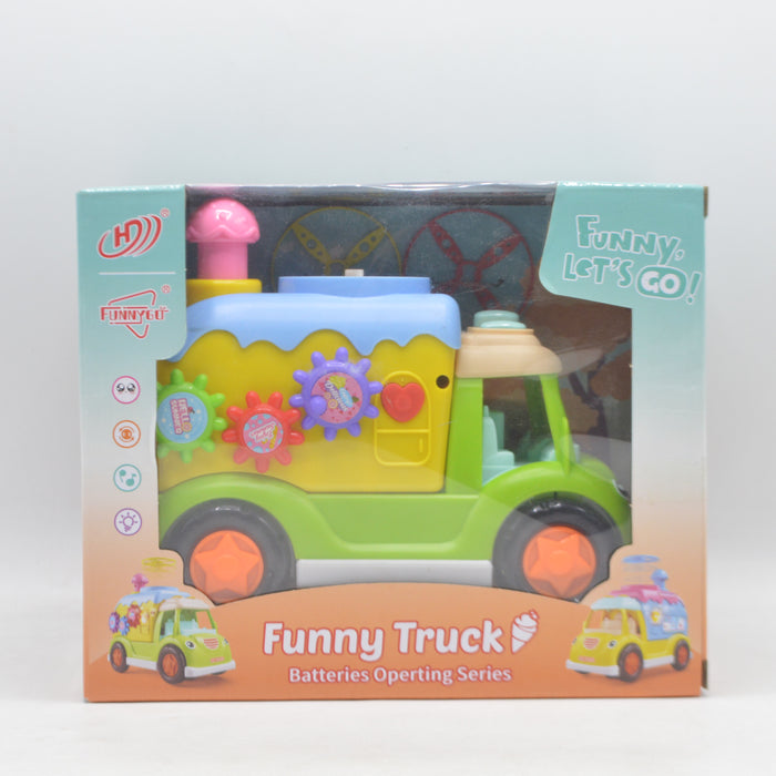 Funny Cartoon Truck with Light & Sound