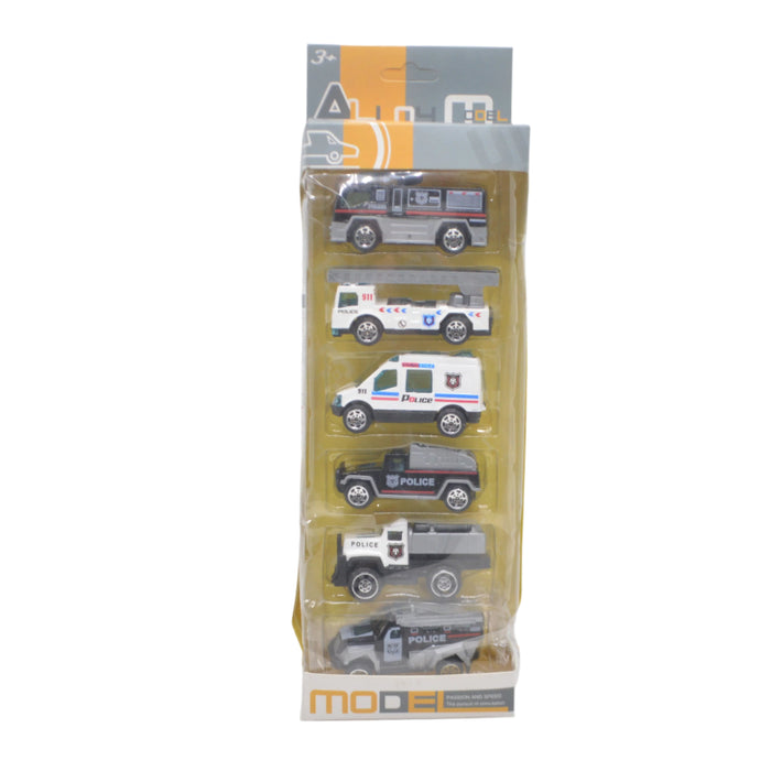 Police Car Set Pack of 4