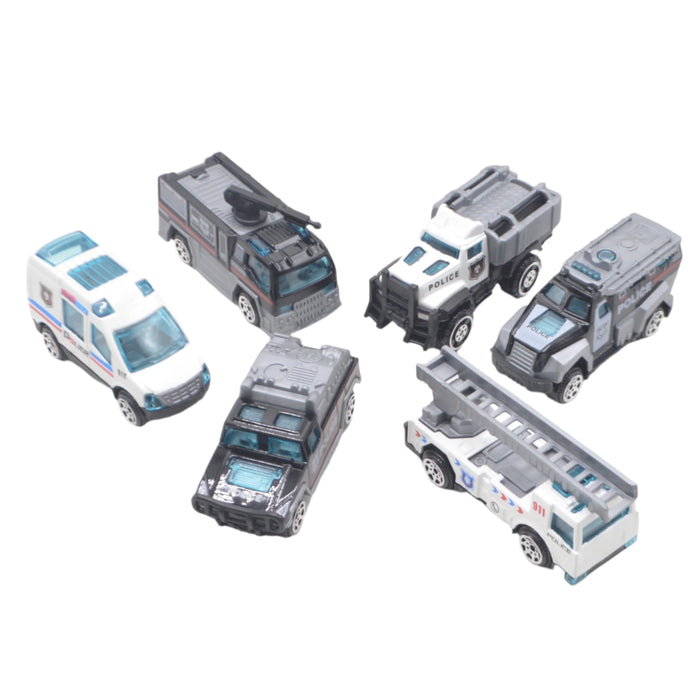 Police Car Set Pack of 4