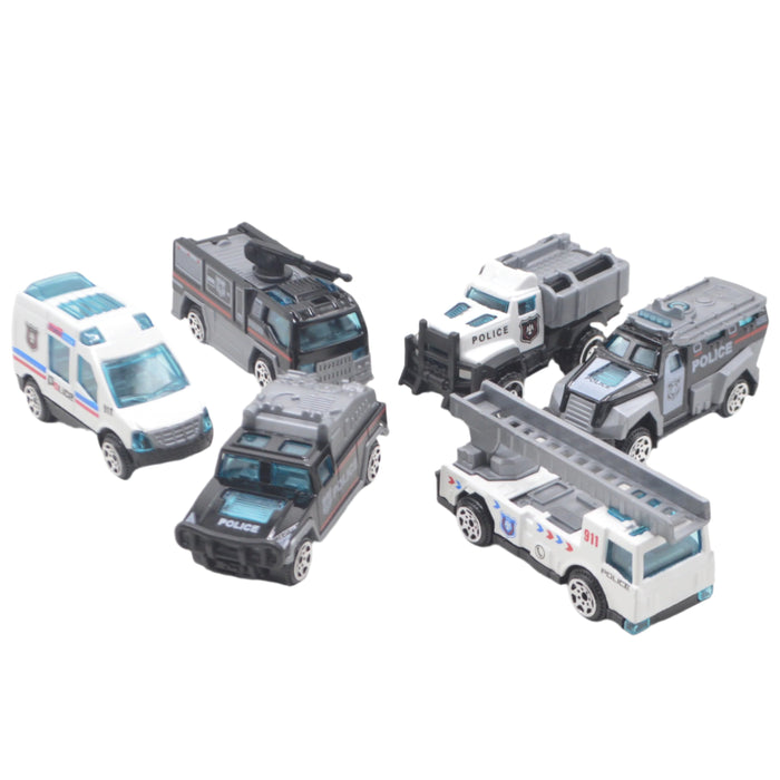 Police Car Set Pack of 4