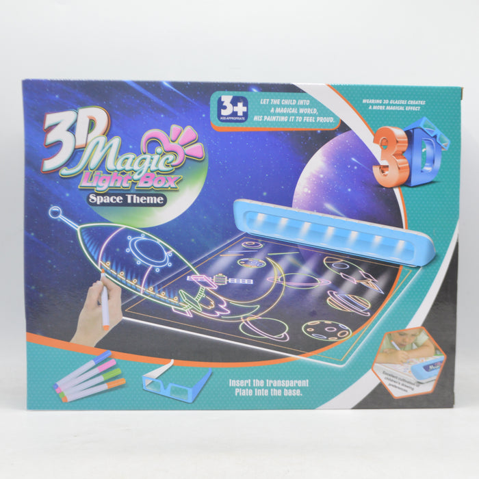 Space Theme 3D Magic Light Box