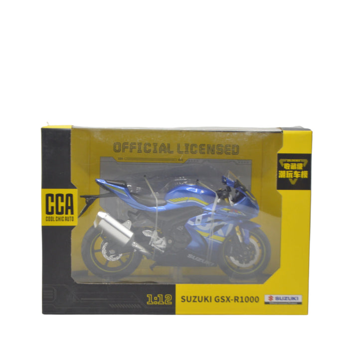 Diecast Suzuki Bike GSX-R1000 with Light & Sound