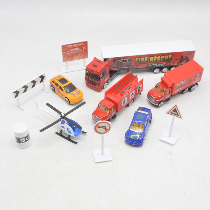 Die-cast Fire Rescue Playset