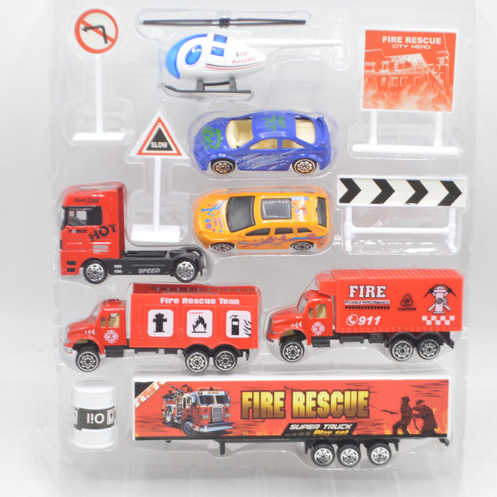 Die-cast Fire Rescue Playset