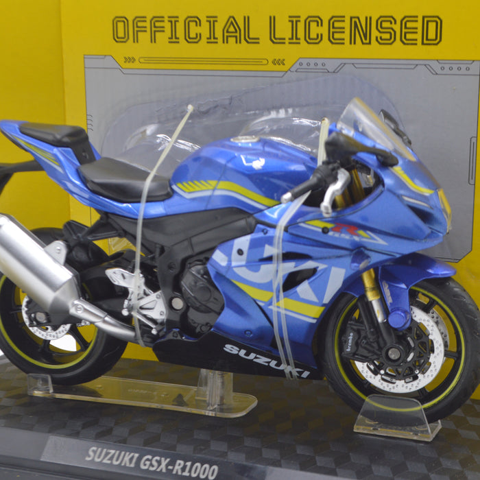 Diecast Suzuki Bike GSX-R1000 with Light & Sound