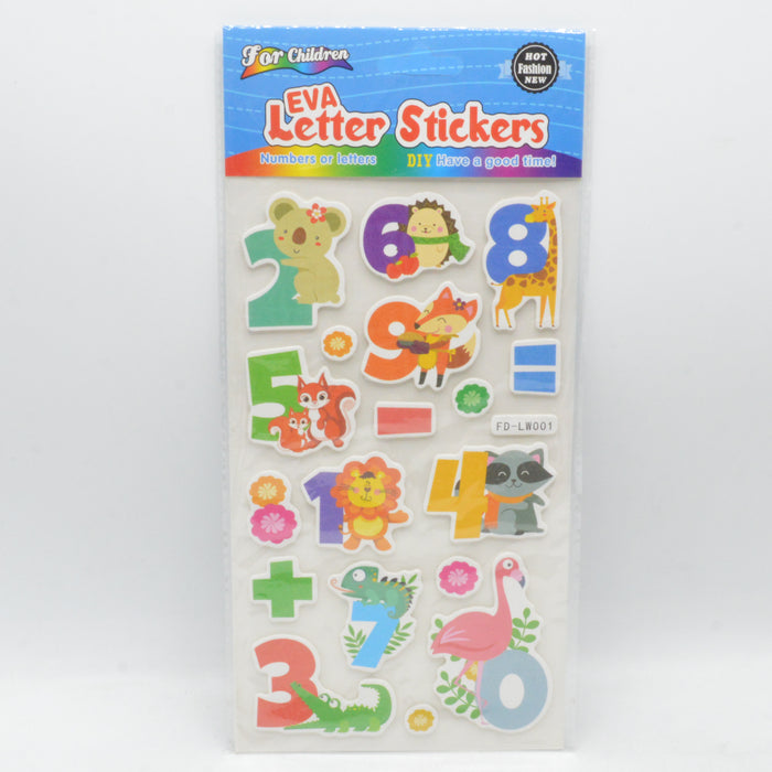 Eva Letters Stickers