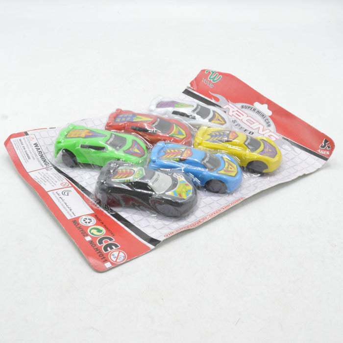 Super Mini Racing Car Pack of 6