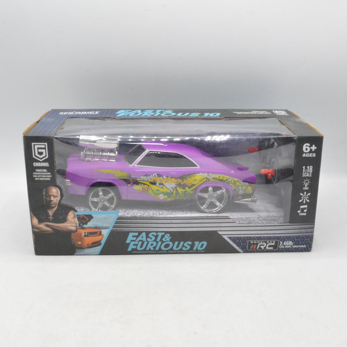 Rechargeable RC Fast & Furious Car With Light & Sound
