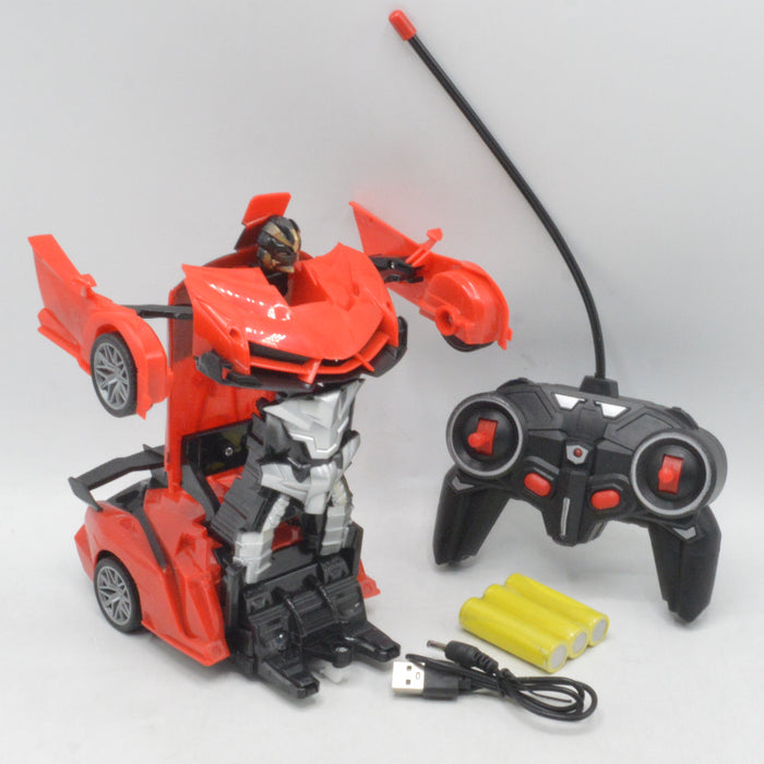 Rechargeable RC Deformation Robot Car With Light & Sound