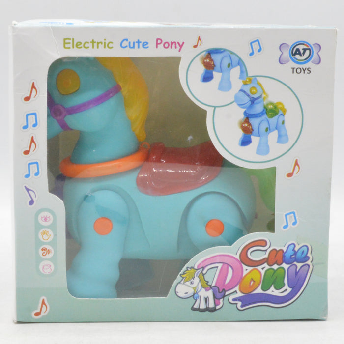 Electric Cute Pony with Light & Sound