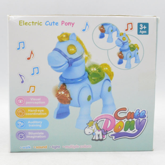 Electric Cute Pony with Light & Sound