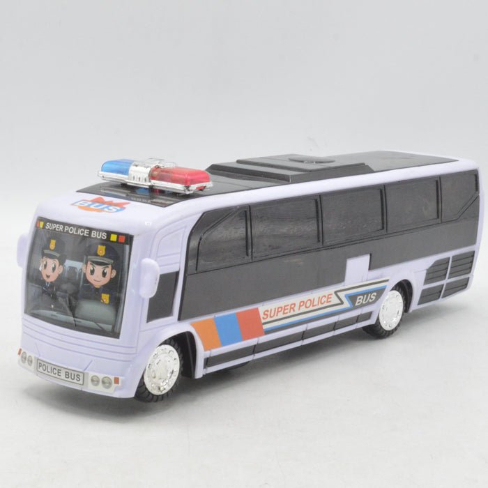 Electric Police Bus with Lights & Sound