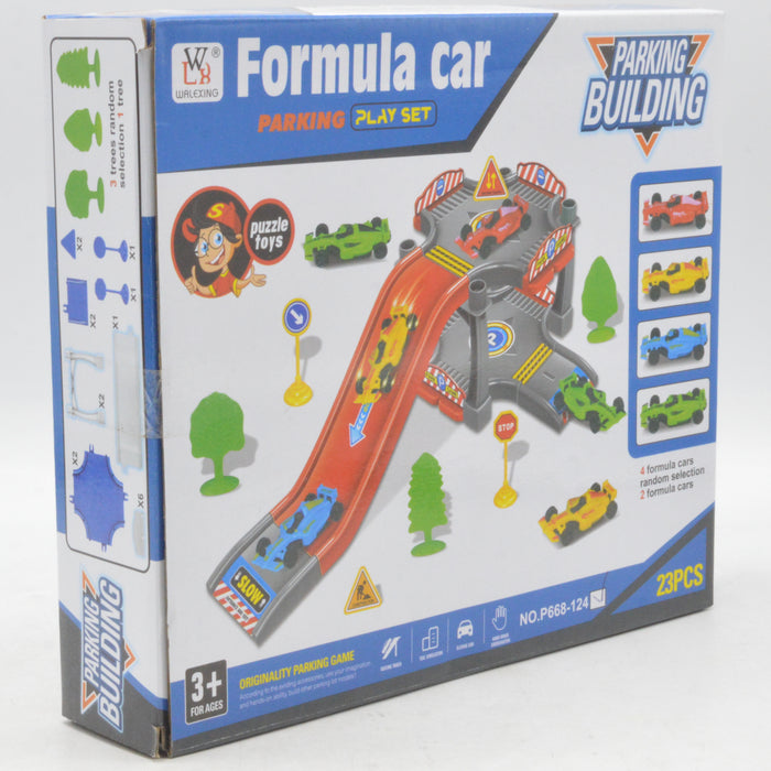 Formula Car Parking Track Set